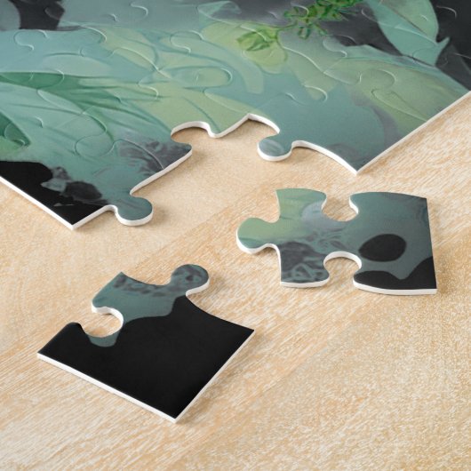 Puzzle Jungle tropicale avec cascade (Côté)