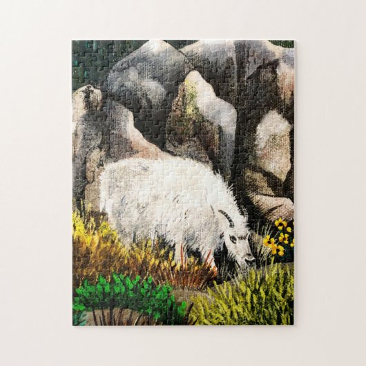 Puzzle Junior Chèvre Blanche (Vertical)