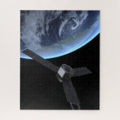 Puzzle Juno Spacecraft Pendant Son Vol Sur Terre (Vertical)