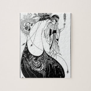 Puzzle Jupe de paon Beardsley Nouveau