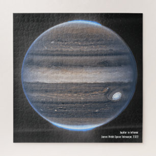 Puzzle Jupiter en infrarouge, télescope spatial James Web