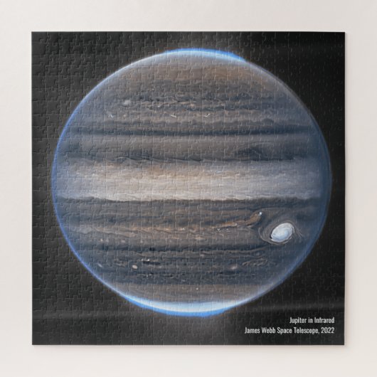 Puzzle Jupiter en infrarouge, télescope spatial James Web (Vertical)