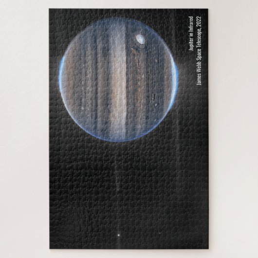 Puzzle Jupiter en infrarouge, télescope spatial James Web (Vertical)