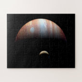 Puzzle Jupiter Géant Gaz Planète & Io Galilée Lune (Horizontal)