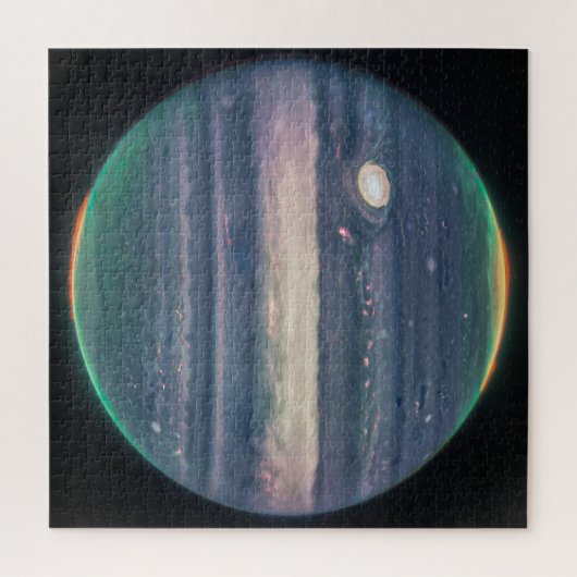 Puzzle Jupiter Neon Glows | NIRCam | JWST (Vertical)