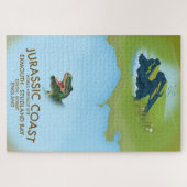 Puzzle Jurassic Coast England South Coast Travel poster (Horizontal)