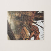 Puzzle Jurassic Journey : Dinosaure dans son habitat natu (Horizontal)