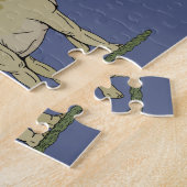 Puzzle Jurassique Dinosaure Brachiosaurus (Côté)