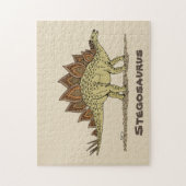 Puzzle Jurassique Dinosaure Stegosaurus (Vertical)