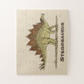 Puzzle Jurassique Dinosaure Stegosaurus (Vertical)