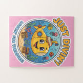 Puzzle Just Divin'! Lookin' For Treasure! - Cheerful (Horizontal)