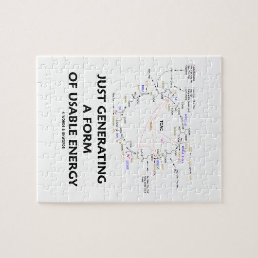 Puzzle Just Generating A Form Of Usable Energy (Krebs) (Horizontal)