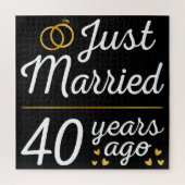 Puzzle Just Married 40 Years Ago II (Vertical)