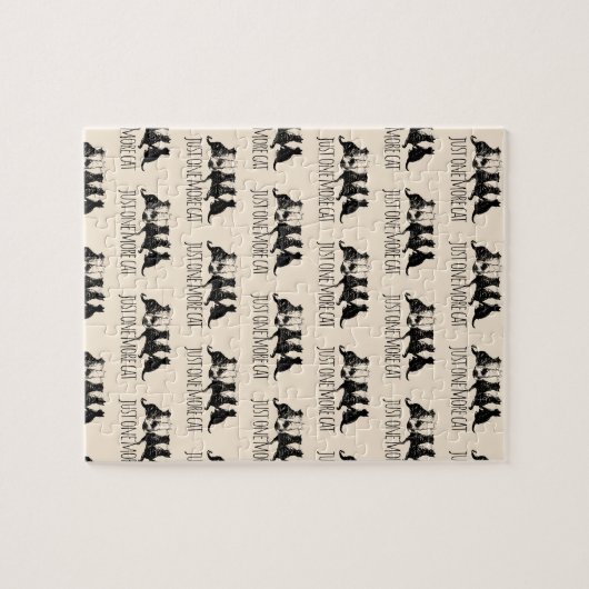 Puzzle Just One More Cat Parent Pattern (Horizontal)