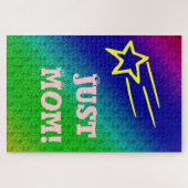 Puzzle Juste Maman Superstar Blue & Green Star Ma vie (Horizontal)