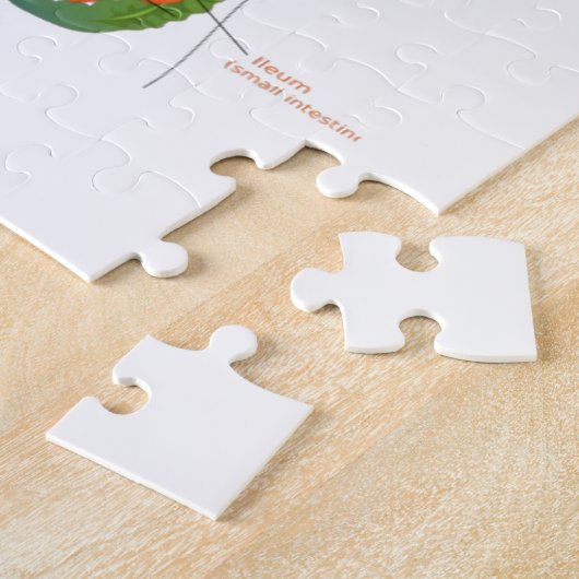 Puzzle Juste un sentiment d'intestin… (appareil digestif) (Côté)