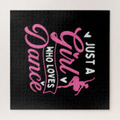 Puzzle Juste Une Fille Qui Aime La Danse - Danseuse Amant (Horizontal)