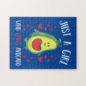 Puzzle Juste Une Fille Qui Aime L'Avocado (Horizontal)