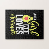 Puzzle Juste Une Fille Qui Aime L'Avocado (Horizontal)