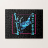 Puzzle Juste Une Fille Qui Aime Le Snowboard (Horizontal)