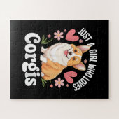 Puzzle Juste une fille qui aime les Corgis (Horizontal)