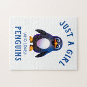 Puzzle Juste une fille qui aime les pingouins (Horizontal)