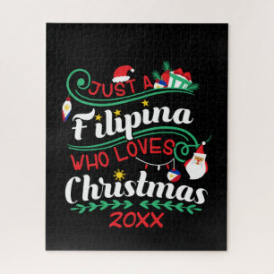Puzzle Juste une Philippine qui aime Noël