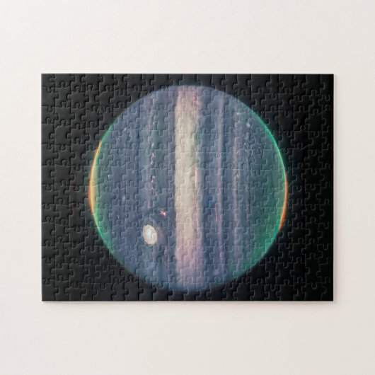 Puzzle JWST Image de la planète Jupiter en infrarouge (Horizontal)