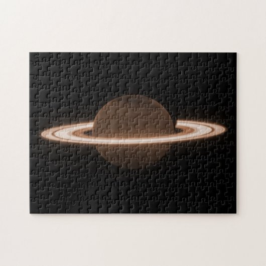 Puzzle JWST James Webb télescope spatial Saturn Infraroug (Horizontal)