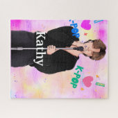 Puzzle K-Pop Music Fan Boy Band Singer Custom Pastel (Horizontal)