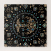 Puzzle Kabbalah L'Arbre de la Vie L'Abalone et l'Or (Horizontal)