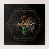 Puzzle Kabbalah l'arbre de vie (Horizontal)