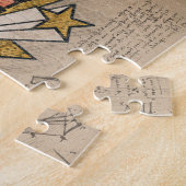 Puzzle KABOOM ! Livre de bande dessinée vintage Steampunk (Côté)