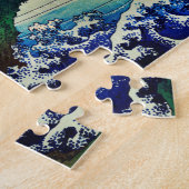 Puzzle Kajikazawa dans la province de Kai par Katsushika (Côté)