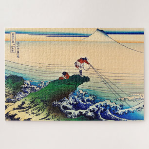 Puzzle Kajikazawa dans la province de Kai par Katsushika 