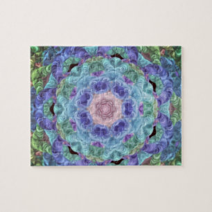 Puzzle Kaleidoscope en bleu...