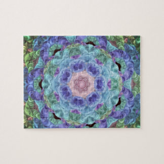 Puzzle Kaleidoscope en bleu...