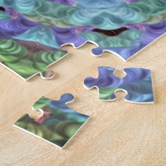 Puzzle Kaleidoscope en bleu... (Côté)