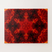 Puzzle Kaleidoscope flamboyant flocon de neige Orange Gra (Horizontal)
