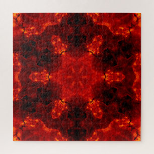 Puzzle Kaleidoscope flamboyant flocon de neige Orange Gra