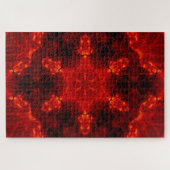 Puzzle Kaleidoscope flamboyant flocon de neige Orange Gra (Horizontal)
