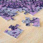 Puzzle Kaleidoscope rose et violet (Côté)