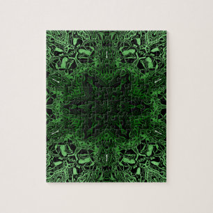 Puzzle Kaléidoscope vert