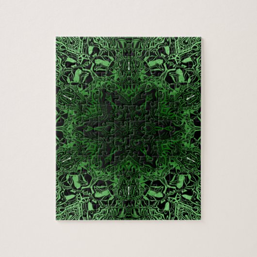 Puzzle Kaléidoscope vert (Vertical)