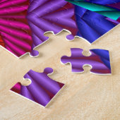 Puzzle Kaleidoscope Vintage psychédélique arc-en-ciel (Côté)