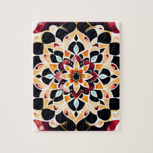 Puzzle Kaleidoscopic Cute Vintage Mandala