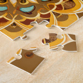 Puzzle Kaléidoscopique Vintage Mandala (Côté)