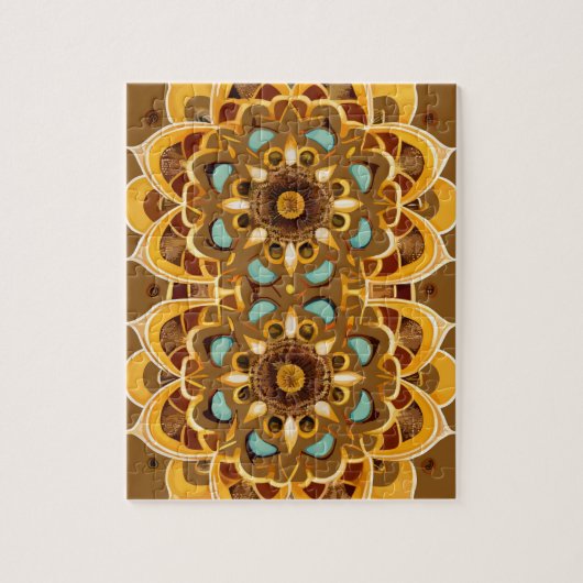 Puzzle Kaléidoscopique Vintage Mandala (Vertical)