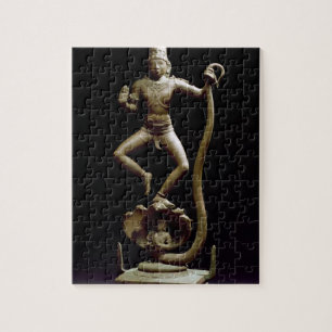 Puzzle Kaliyakrishna, Chola, Tamil Nadu (bronze)