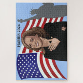 Puzzle Kamala Harris 2024 Statue de la Liberté (Vertical)